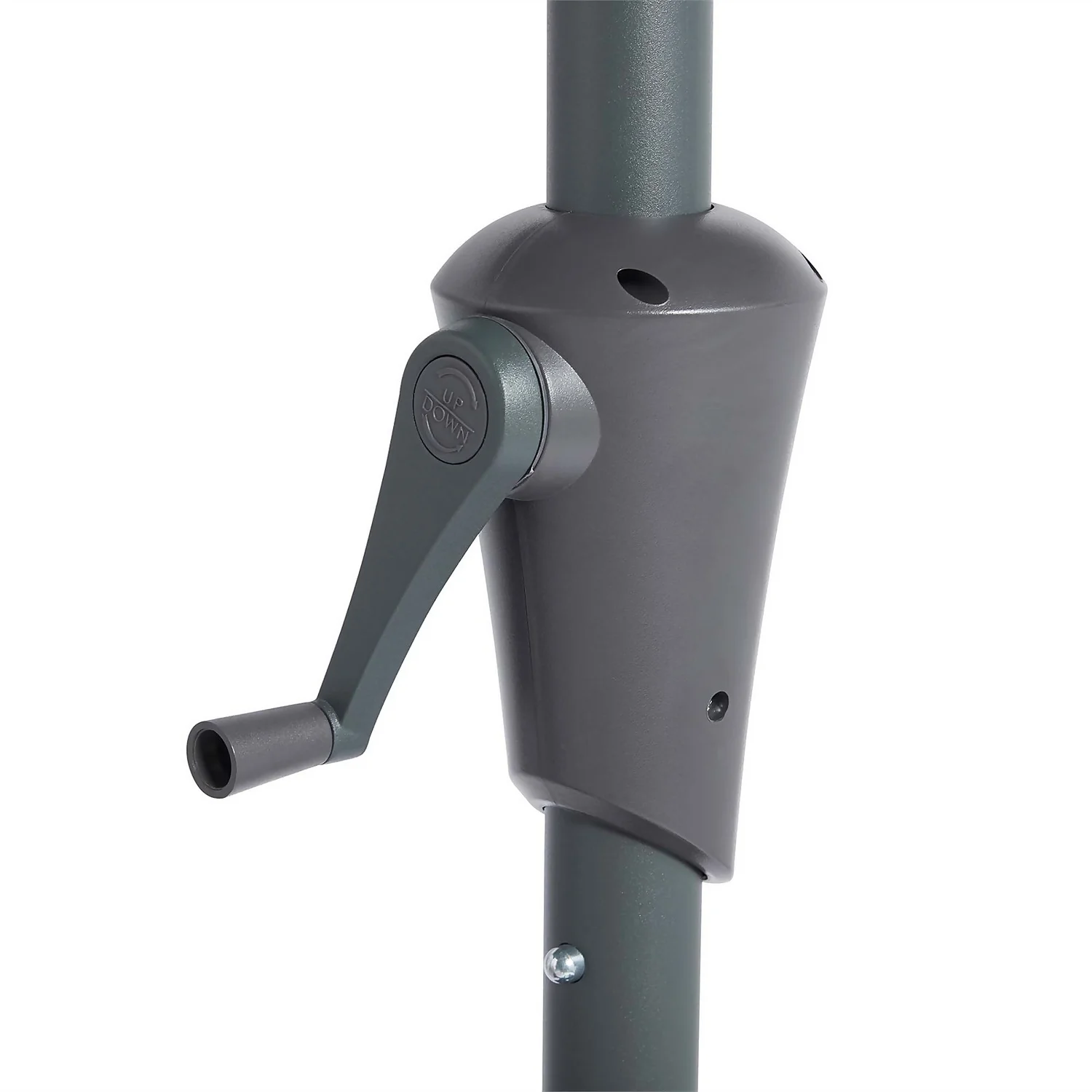 None 2.7m Crank & Tilt Parasol Dark Grey - Dia. 38mm 6 None 2.7m Crank & Tilt Parasol Dark Grey - Dia. 38mm - Image 4