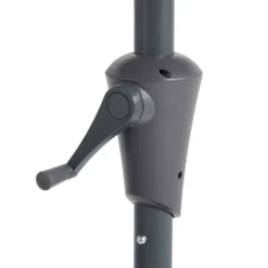 None 2.7m Crank & Tilt Parasol Light Grey - Dia. 38mm -Furniture Series Sale 12888568 8604843674381042