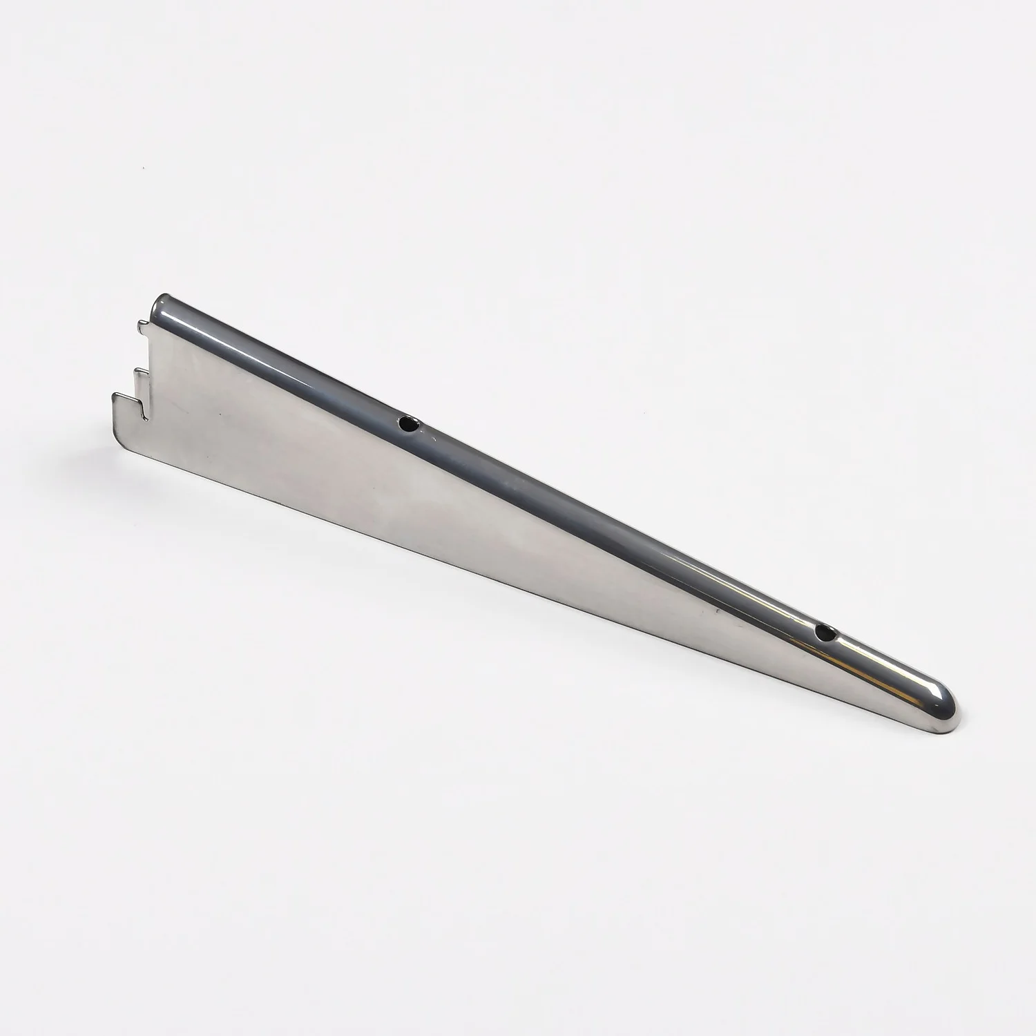 Twin Slot Shelving Kit - 1600mm Krome Twinslot And 317mm Brackets - Chrome Effect 4 Twin Slot Shelving Kit - 1600mm Krome Twinslot And 317mm Brackets - Chrome Effect - Image 2