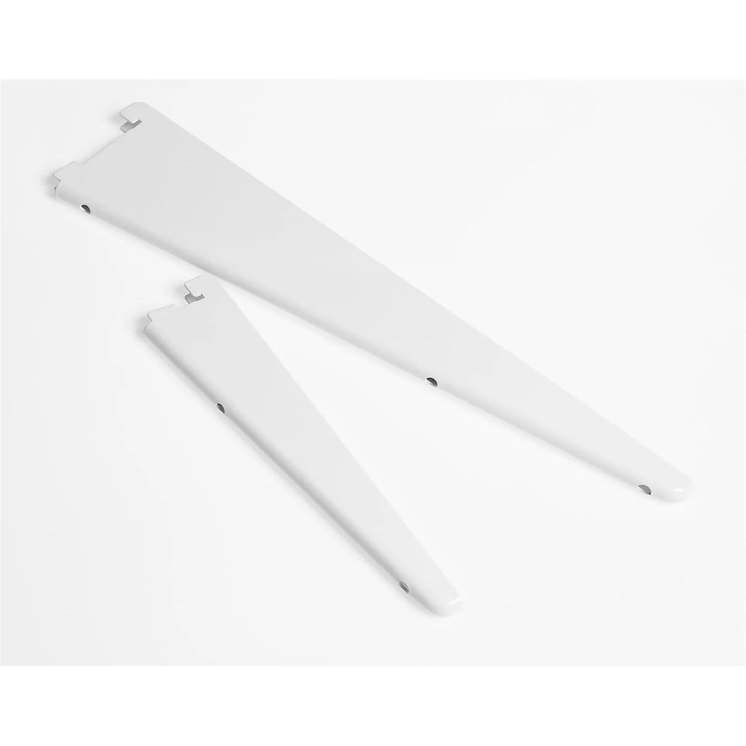 Anti-bacterial Twin Slot Shelving Kit - 1600mm White Twinslot And 216mm Brackets - White 4 Anti-bacterial Twin Slot Shelving Kit - 1600mm White Twinslot And 216mm Brackets - White - Image 2