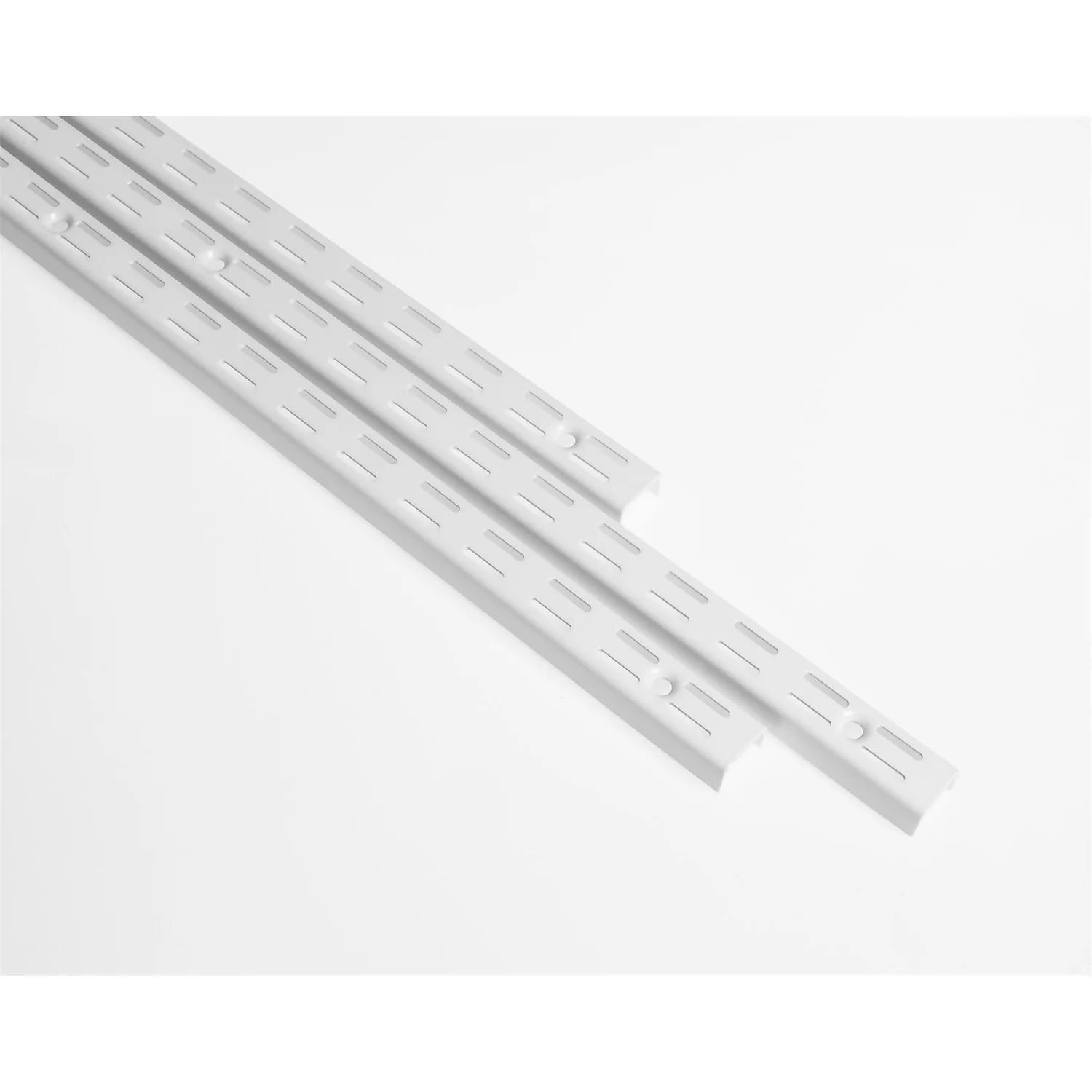 Anti-bacterial Twin Slot Shelving Kit - 1600mm White Twinslot And 216mm Brackets - White 3 Anti-bacterial Twin Slot Shelving Kit - 1600mm White Twinslot And 216mm Brackets - White