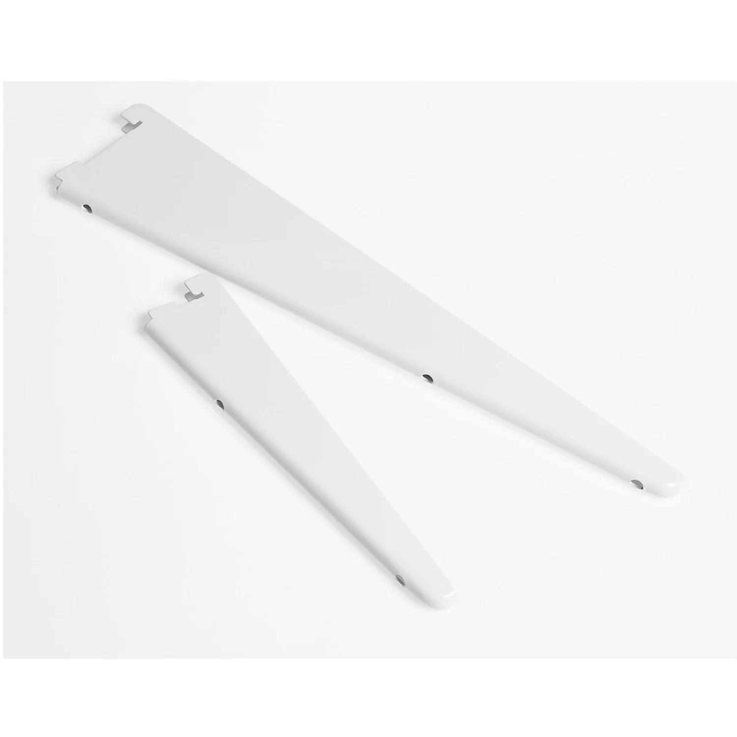 Anti-bacterial Twin Slot Shelving Kit - 1981mm White Twinslot And 320mm Brackets - White 6 Anti-bacterial Twin Slot Shelving Kit - 1981mm White Twinslot And 320mm Brackets - White - Image 4
