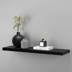 Flexi Storage Decorative Shelving Floating Shelf Black Oak 900x38x240mm -Furniture Series Sale 12889895 8824867914451104