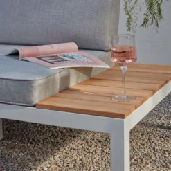 Spirit Metal Garden Corner Sofa Set - Grey -Furniture Series Sale 12889918 5274869216234318