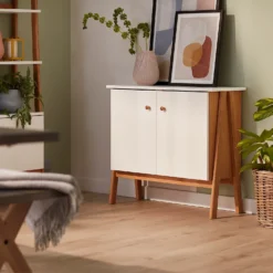 House Beautiful Line Textured Ceramic Vase - Mist -Furniture Series Sale 12891363 1224858801011147