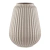 House Beautiful Line Textured Ceramic Vase - Mist -Furniture Series Sale 12891363 1834858800977355