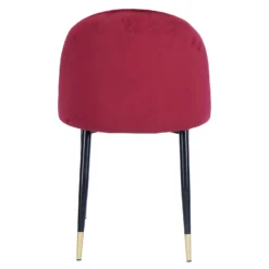 Illona Velvet Dining Chairs - Set Of 2 - Berry -Furniture Series Sale 12906334 1534862758316802