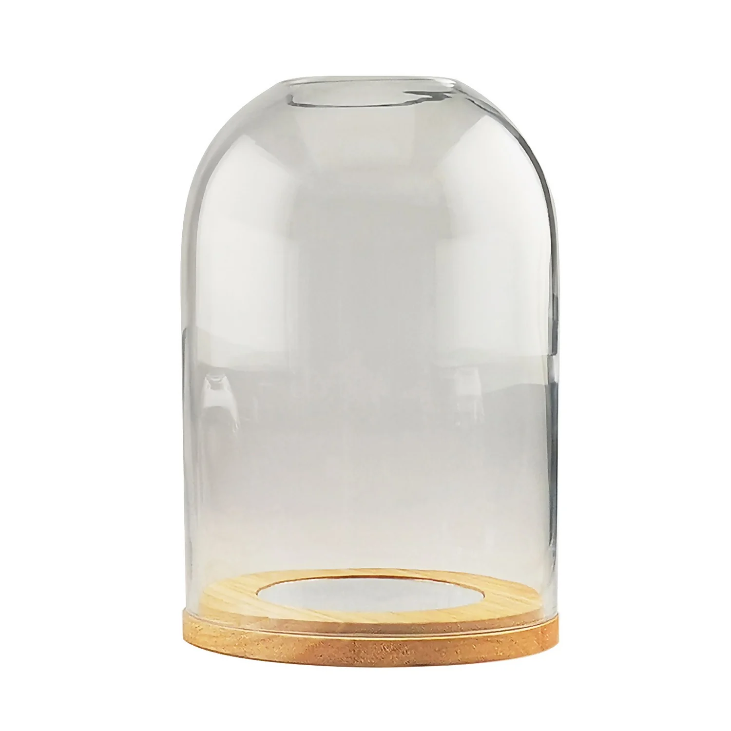 Wooden Hurricane Vase - Large 3 Wooden Hurricane Vase - Large