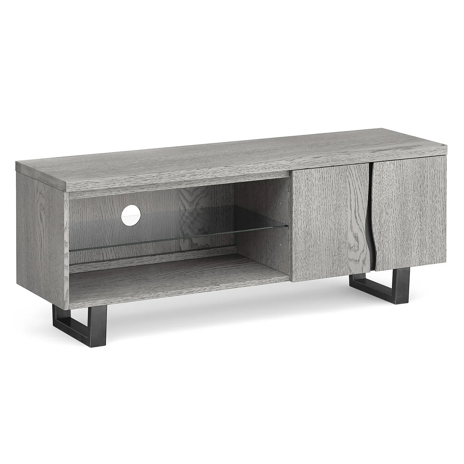 Dalston Grey Ash Wide TV Unit 3 Dalston Grey Ash Wide TV Unit
