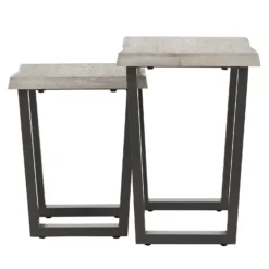 Dalston Grey Ash Nest Of Tables -Furniture Series Sale 12915451 1444885834777416