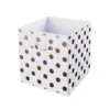 Living Elements Compact Cube Foil Spot Insert - White & Gold -Furniture Series Sale 12932945 9034887875924418