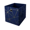 Clever Cube Velvet Geometric Insert - Navy & Gold -Furniture Series Sale 12932950 1104887876578460