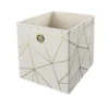 Clever Cube Velvet Geometric Insert - Cream & Gold -Furniture Series Sale 12932955 9874887876969402