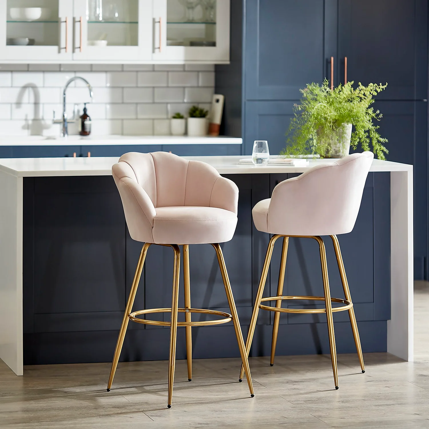 Sophia Bar Stool - Blush 4 Sophia Bar Stool - Blush - Image 2