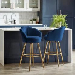 Sophia Bar Stool - Navy 11 Sophia Bar Stool - Navy -Furniture Series Sale 12937425 1424930153660647