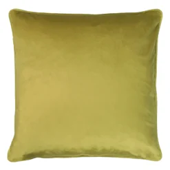 Cut Velvet Poppy Cushion - 45x45cm - Yellow -Furniture Series Sale 12969625 5924900336079121