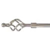 Extendable Cage Finial Curtain Pole - Satin Steel - 1.7-3m (16/19mm) -Furniture Series Sale 13033443 1614857384383487