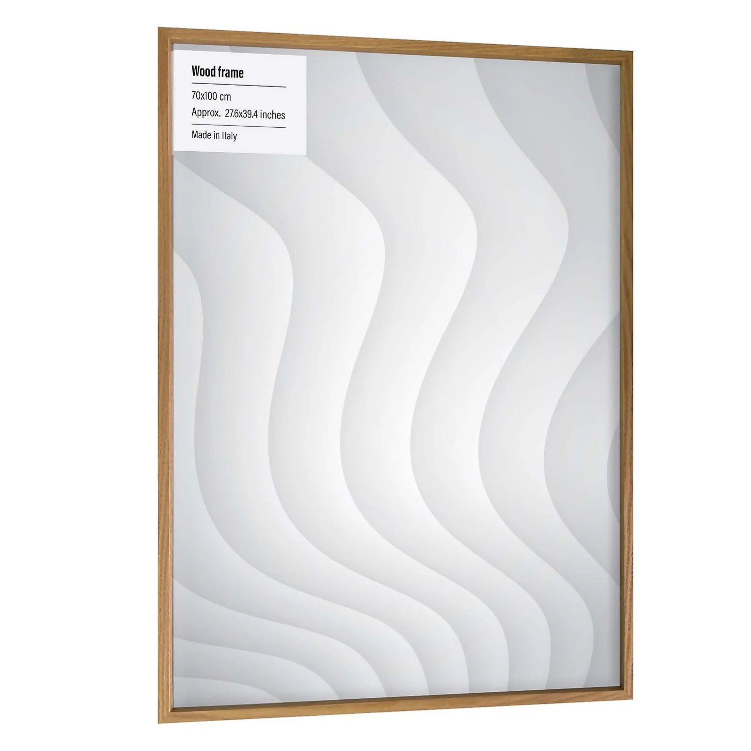 Wood Photo Frame - 70x100cm - Oak 3 Wood Photo Frame - 70x100cm - Oak