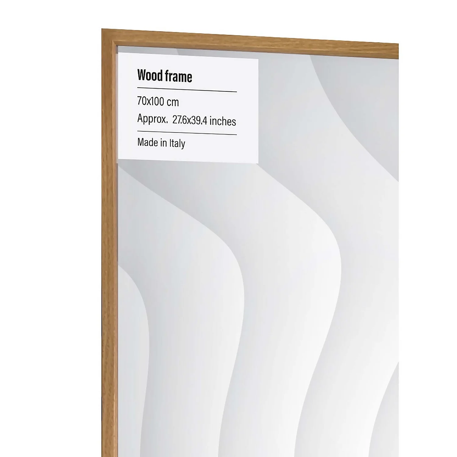 Wood Photo Frame - 70x100cm - Oak 4 Wood Photo Frame - 70x100cm - Oak - Image 2