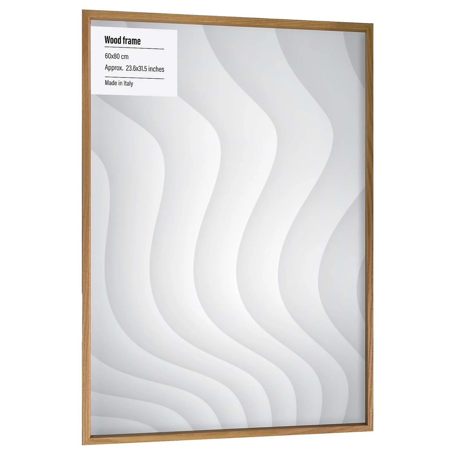 Wood Photo Frame - 60x80cm - Oak 3 Wood Photo Frame - 60x80cm - Oak