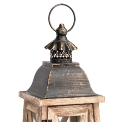 Small Wooden Lantern - Oak -Furniture Series Sale 13036253 2044894567975443