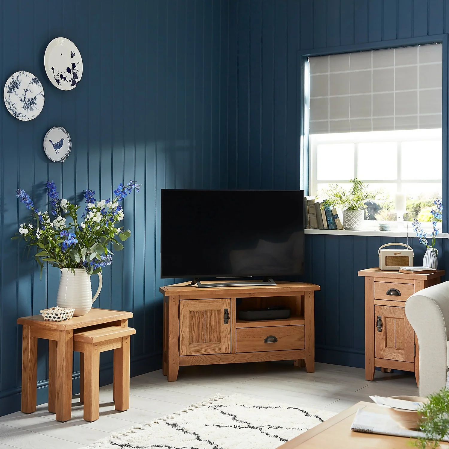 Crackle Effect Ribbed Jug - White 4 Crackle Effect Ribbed Jug - White - Image 2