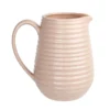 Crackle Effect Ribbed Jug - Blush 1 Crackle Effect Ribbed Jug - Blush -Furniture Series Sale 13036266 1474894568100879