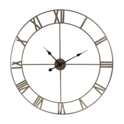 Wall Clock - Pewter - 80cm