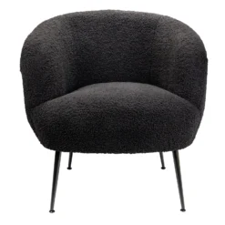 Tori Boucle Tub Chair - Black -Furniture Series Sale 13130400 2084919264914449