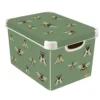 Curver Stockholm Bees Deco Storage Box - Green - 22L 2 Curver Stockholm Bees Deco Storage Box - Green - 22L -Furniture Series Sale 13169626 1084898511788397