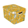 Curver Stockholm Stork Deco Storage Box - Yellow - 22L -Furniture Series Sale 13169628 4924898511790251