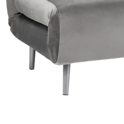 Freya Velvet Folding Sofa Bed - Grey -Furniture Series Sale 13222764 1404933444791480