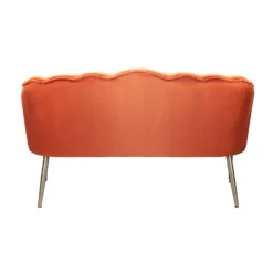 Sophia Scallop Occasional Sofa - Burnt Orange 12 Sophia Scallop Occasional Sofa - Burnt Orange -Furniture Series Sale 13222766 9564920057615021