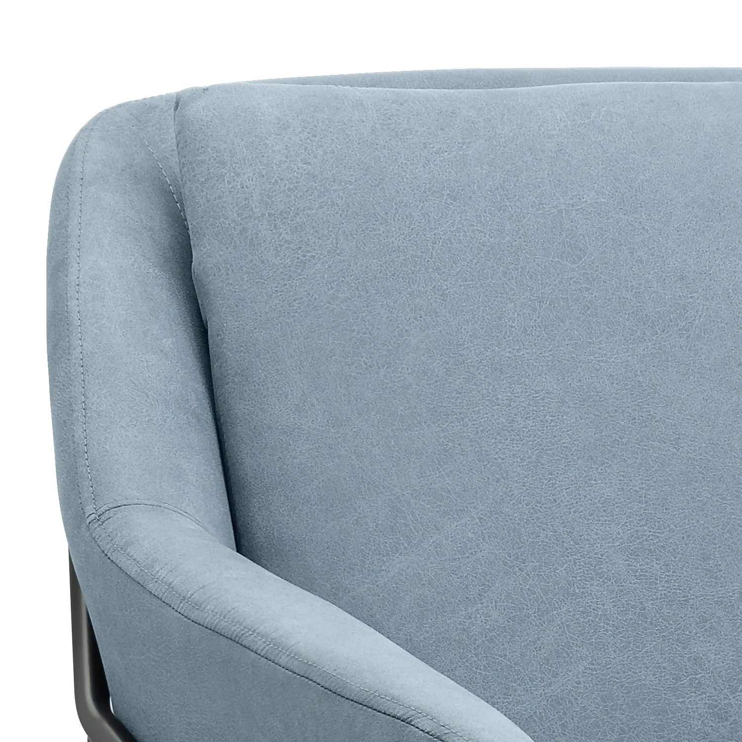 Evelyn Metal Frame Chair - Denim Blue 7 Evelyn Metal Frame Chair - Denim Blue - Image 5