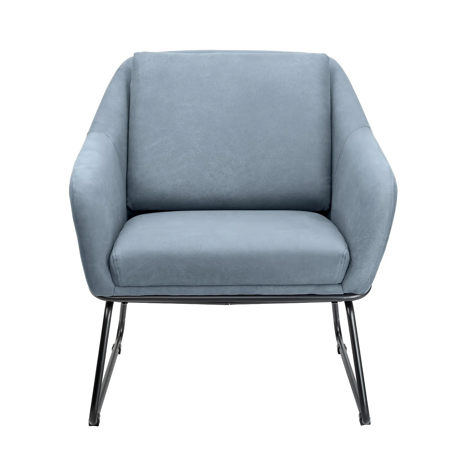 Evelyn Metal Frame Chair - Denim Blue 5 Evelyn Metal Frame Chair - Denim Blue - Image 3