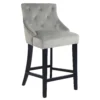 Annabelle Velvet Bar Stool - Grey 2 Annabelle Velvet Bar Stool - Grey -Furniture Series Sale 13223761 4134927306457397