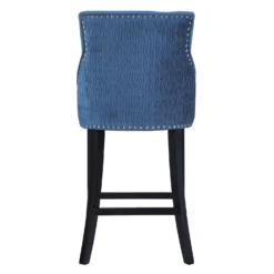 Annabelle Velvet Bar Stool - Navy -Furniture Series Sale 13223768 1984927306658868