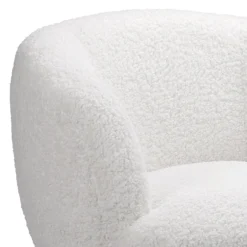 Tori Boucle Tub Chair - White -Furniture Series Sale 13224150 2234919264570028