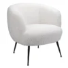 Tori Boucle Tub Chair - White -Furniture Series Sale 13224150 6764919264423937