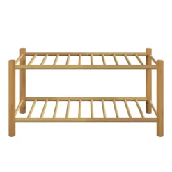 Living Elements 2 Tier Bamboo Shoe Rack -Furniture Series Sale 13231129 6074929069075159
