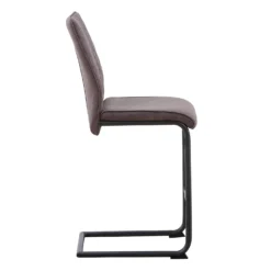 Skelby Faux Leather Bar Stool - Elephant Grey -Furniture Series Sale 13244357 2784931414424762