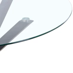 Ludlow Round Glass Dining Table - Charcoal 7 Ludlow Round Glass Dining Table - Charcoal -Furniture Series Sale 13244362 7104947243538518