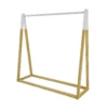 Kids A-Frame Clothes Rail - Natural & White
