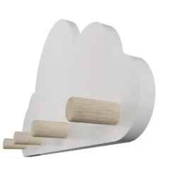 Kids Cloud Shelf With Hooks -Furniture Series Sale 13277680 1774928017824489