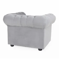 Chesterfield Velvet Armchair - Silver 8 Chesterfield Velvet Armchair - Silver -Furniture Series Sale 13302342 2644961771184360