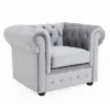 Chesterfield Velvet Armchair - Silver 2 Chesterfield Velvet Armchair - Silver -Furniture Series Sale 13302342 4195036616364149