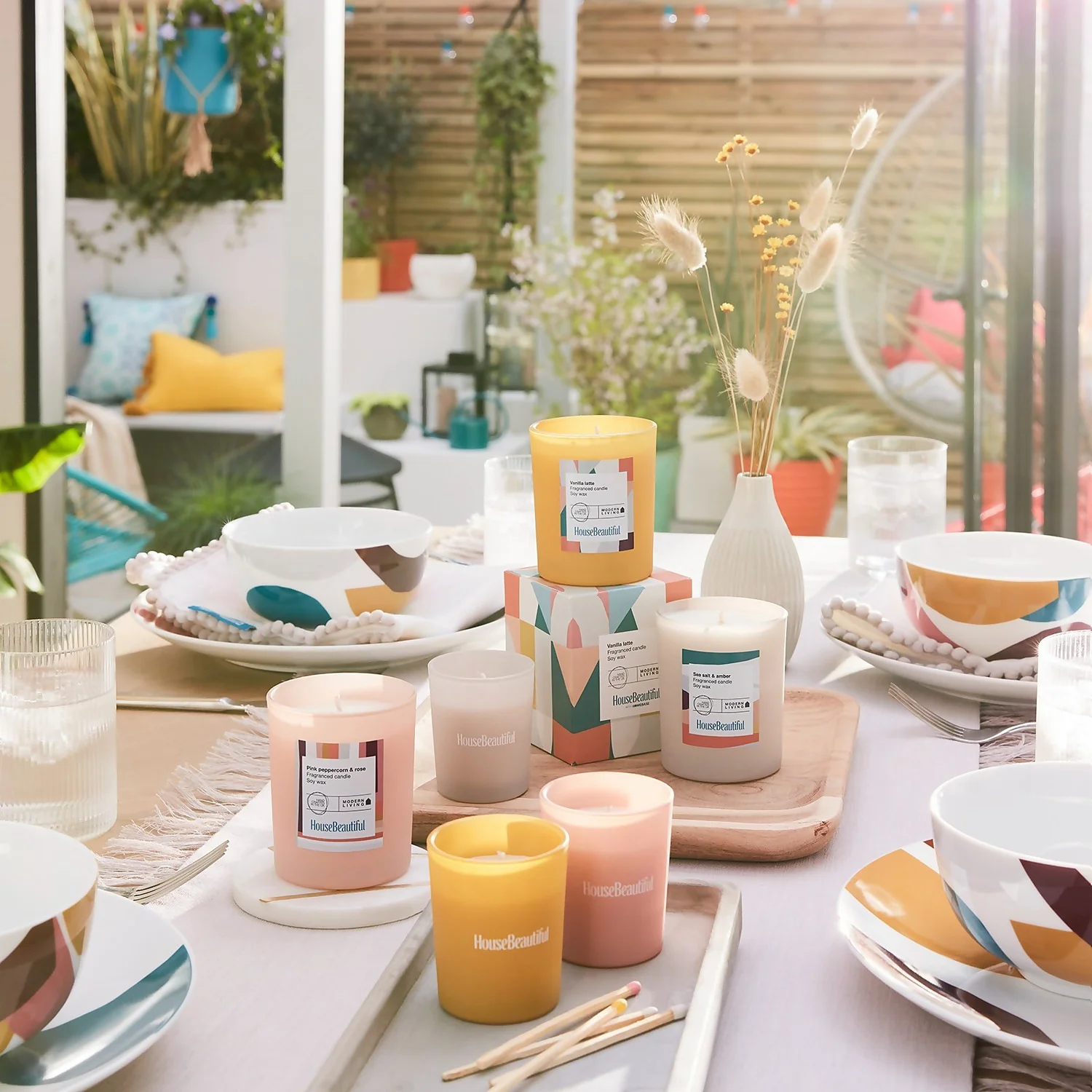 House Beautiful Vanilla Latte Votive Candle 4 House Beautiful Vanilla Latte Votive Candle - Image 2