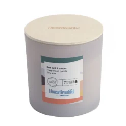 House Beautiful Sea Salt & Amber Multi Wick Candle