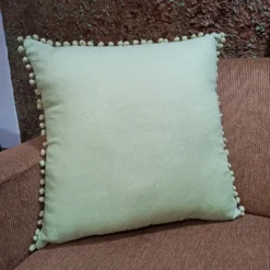 Country Living Linen Pom Poms Cushion -Furniture Series Sale 13470276 1314929621149085