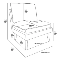 Pippa Pillow Accent Chair - Blue 15 Pippa Pillow Accent Chair - Blue -Furniture Series Sale 13514417 5275014368835176